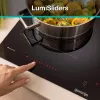 Gorenje Induktionsplīts GI6443BSCWF, melna, iebūvējama, 60 cm, zonas indukcijas plīts virsma, stikla keramika, 4 zonas