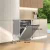 Gorenje GV642C65 pilnībā iebūvējama 14 galda piederumu komplektiem