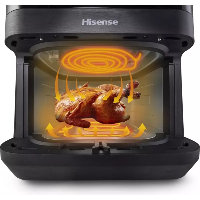 Hisense HAF2100DCD Single 7.7 L 2100 W Karstā gaisa fritieris Melns