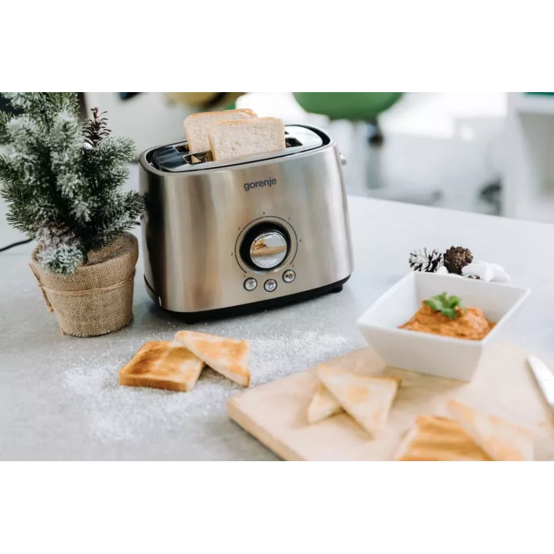 Gorenje T1000E 7 2 šķēles 1000 W Nerūsējošais tērauds
