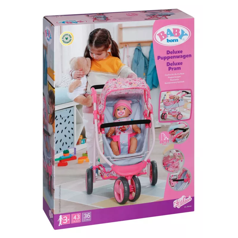 BABY born Deluxe rati, Leļļu rati, 3 gadi