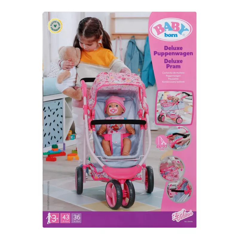 BABY born Deluxe rati, Leļļu rati, 3 gadi