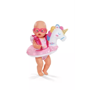 BABY born peldkostīmu komplekts Vienradzis 43cm, Leļļu peldkostīms, 3 gadi