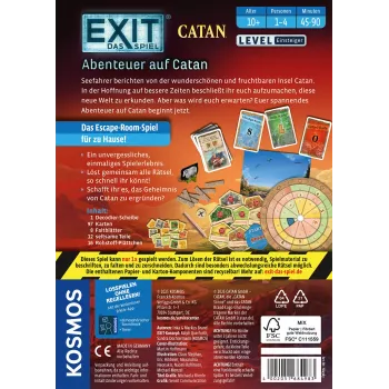 Kosmos EXIT - Das Spiel, galda spēle, stratēģija, 10 gadi, 45 min, ģimenes spēle