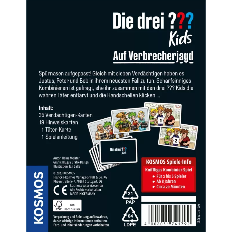 Kosmos 74179 Die drei jQuery22009414852831456957_1703856853844 15 min Galda spēle Detektīvs