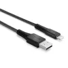 Lindy 2m pastiprināts USB Type A uz Lightning uzlādes un sinhronizācijas kabelis