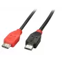 Lindy 2m USB 2.0 Type Micro-B to Micro-B OTG kabelis, 2 m, Micro-USB B, Micro-USB B, USB 2.0, Vīrišķais/Vīrišķais, Melns