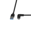 Lindy 1,5 m USB 3.2 Type A to C kabelis, 90° leņķa, 10 Gbps