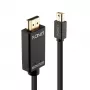 Lindy Kabel Mini DisplayPort/HDMI 4K30 (DP: passiv) 5m, 5 m, Mini DisplayPort, HDMI Type A (Standard), Male, Male, 3840 x 2160 pixels