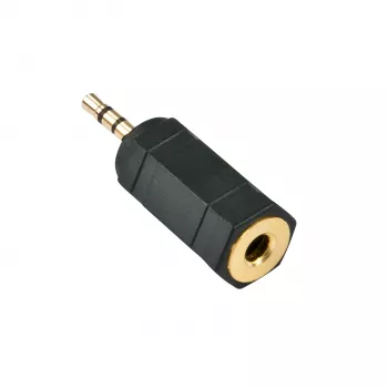 Lindy 35622 kabeļa dzimuma pārveidotājs 2,5 mm 3,5 mm melns