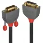 Lindy 2m DVI-D Dual Link pagarinātāja kabelis, Anthra Line, 2 m, DVI-D, DVI-I, vīr., siev., melns