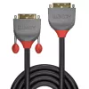 Lindy 2m DVI-D Dual Link pagarinātāja kabelis, Anthra Line, 2 m, DVI-D, DVI-I, vīr., siev., melns
