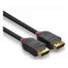 Lindy 36515 DisplayPort kabelis 0,5 m Melns