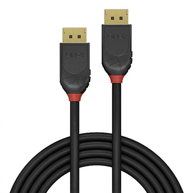 Lindy 36516 DisplayPort kabelis 1 m Melns