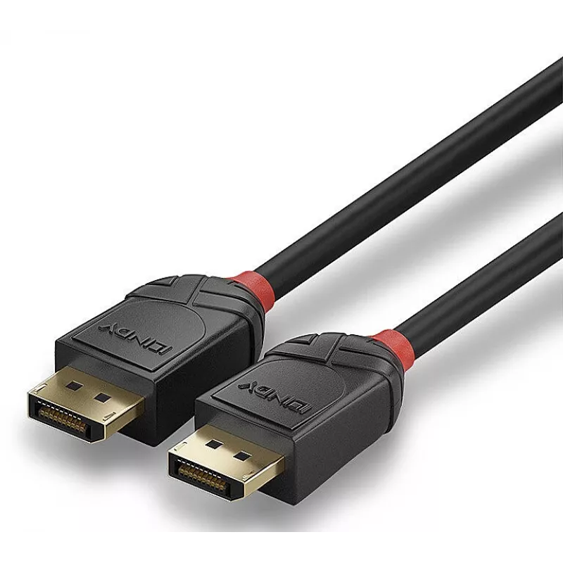 Lindy 36520 DisplayPort kabelis 1 m Melns