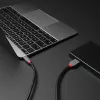 Lindy 2m USB 3.2 Type C uz Micro-B kabelis, Anthra Line, 2 m, USB C, Micro-USB B, USB 3.2 Gen 1 (3.1 Gen 1), melns