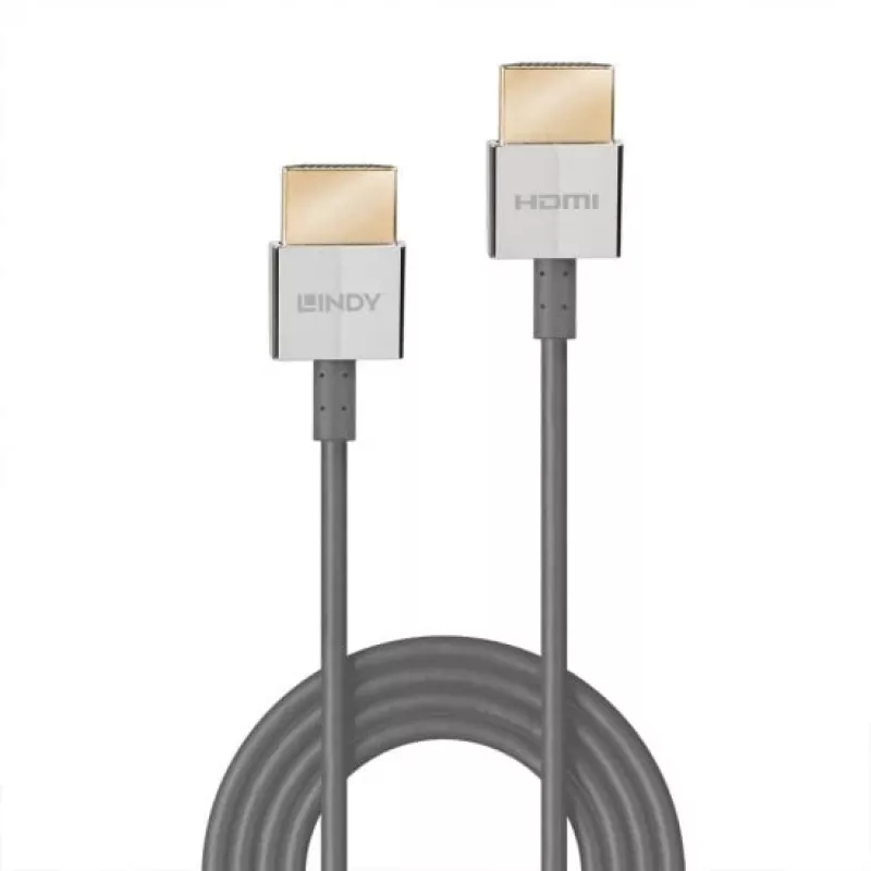 Lindy Ultra High Speed HDMI plāns kabelis 0.5m, 0,5 m, HDMI Type A (Standard), HDMI Type A (Standard), 48 Gbit/s, Balta