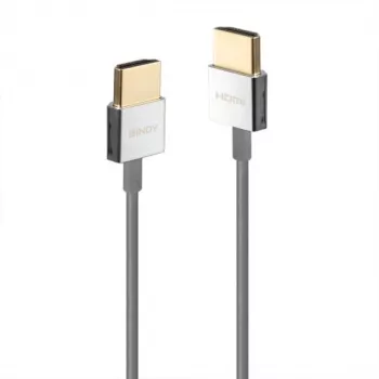 Lindy Ultra High Speed HDMI plāns kabelis 1m, 1 m, HDMI Type A (Standard), HDMI Type A (Standard), 48 Gbit/s, Balts