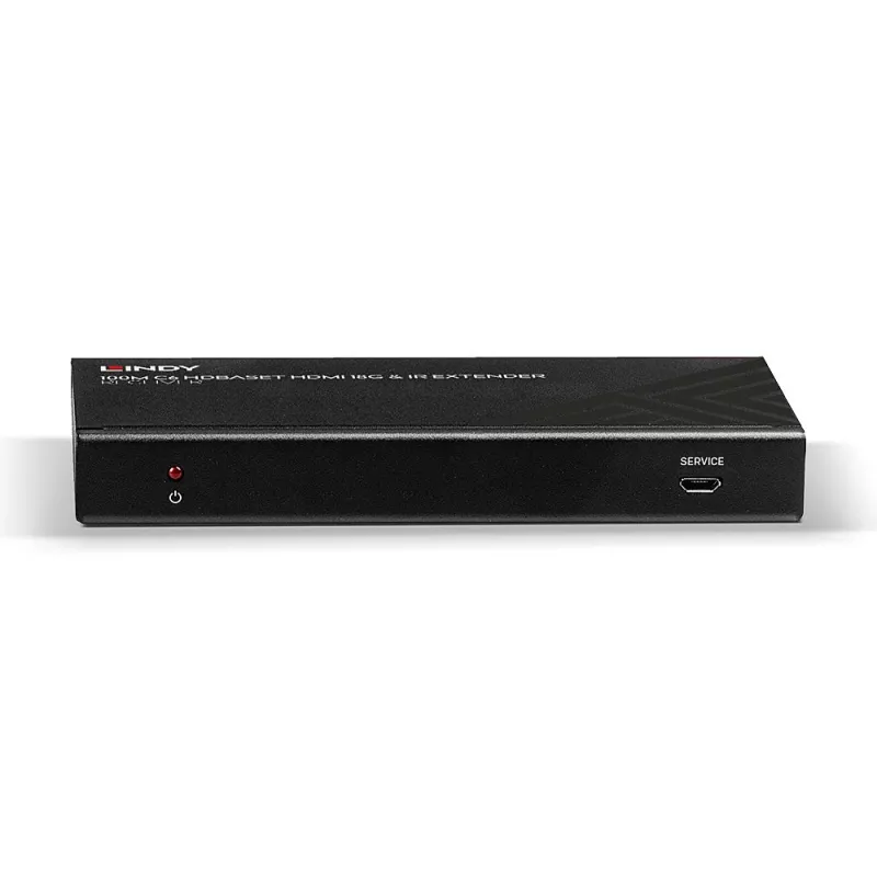 Lindy 100 m Cat.6 HDMI 4K60, IR un RS-232 HDBaseT pagarinātājs, uztvērējs