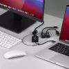 Lindy USB Type C, mDP un DisplayPort–HDMI 18G pārveidotāja saite