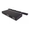 Lindy 150m Cat.6 4x4 HDMI 4K60 HDBaseT Matrix Extender, 3840 x 2160 pikseļi, AV raidītājs un uztvērējs, 150 m, vadu, melns, HDCP