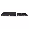 Lindy 150m Cat.6 4x4 HDMI 4K60 HDBaseT Matrix Extender, 3840 x 2160 pikseļi, AV raidītājs un uztvērējs, 150 m, vadu, melns, HDCP