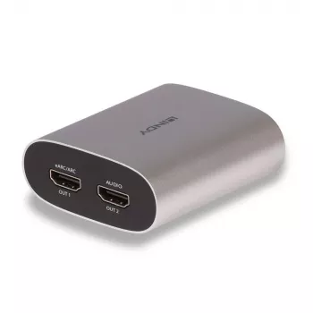 Lindy 4K60 HDMI eARC ekstraktors, Micro-USB B, 65 mm, 70 mm, 27 mm, 83 g, 0 - 40 °C