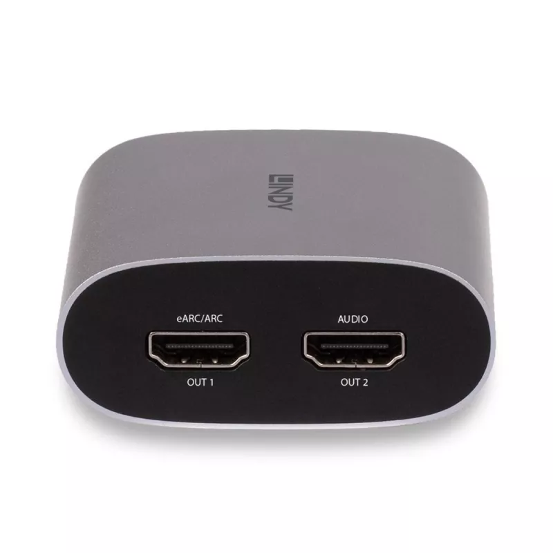 Lindy 4K60 HDMI eARC ekstraktors, Micro-USB B, 65 mm, 70 mm, 27 mm, 83 g, 0 - 40 °C
