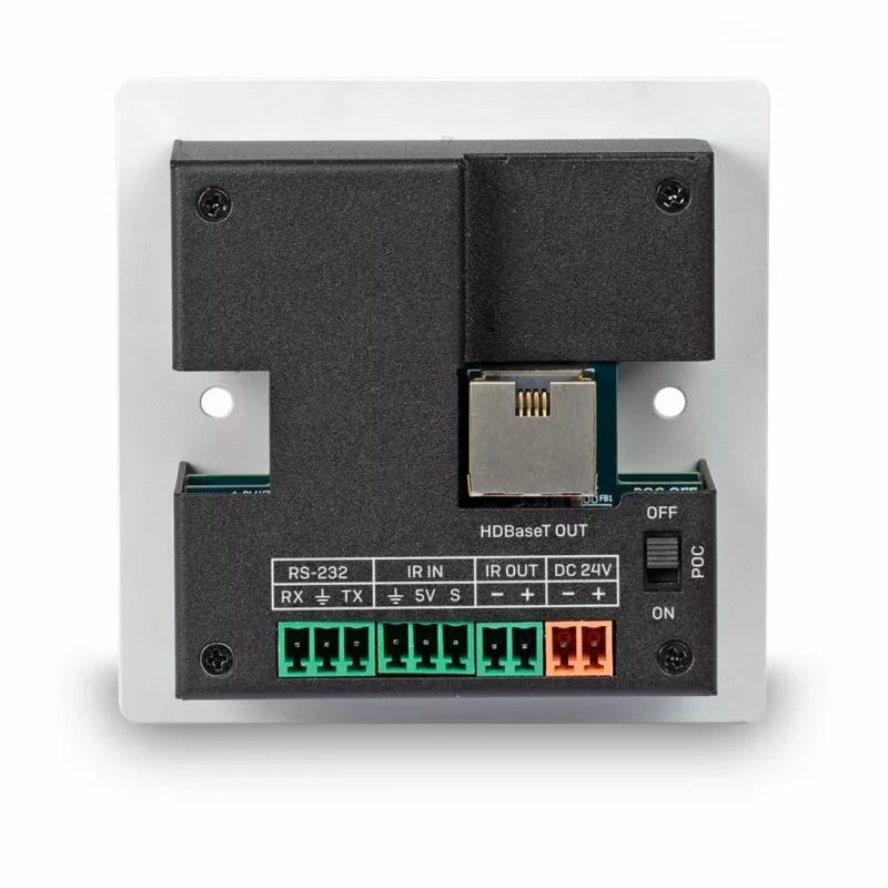 Lindy 150m Cat.6 HDMI 4K60 & Type C HDBaseT UK sienas plates KVM paplašinātājs, raidītājs