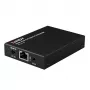 Lindy HDMI, KVM un IR paplašinātājs, izmantojot IP, uztvērējs, raidītājs un uztvērējs, vadu, 150 m, Cat5e, Cat6, melns, metāls