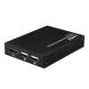 Lindy HDMI, KVM un IR paplašinātājs, izmantojot IP, uztvērējs, raidītājs un uztvērējs, vadu, 150 m, Cat5e, Cat6, melns, metāls