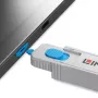 Lindy HDMI Port Blocker Kit, Blue (1x Key, 4x Locks), Port blocker + key, HDMI, Blue, pelēka, Acrylonitrile butadiene styrene (ABS), 1 gab., Polybag