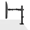 Lindy Single regulējams monitora kronšteins, 8 kg, 33 cm (13 collas), 81.3 cm (32 collas), 75 x 75 mm, 100 x 100 mm, melna