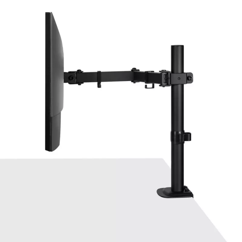 Lindy Single regulējams monitora kronšteins, 8 kg, 33 cm (13 collas), 81.3 cm (32 collas), 75 x 75 mm, 100 x 100 mm, melna