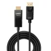 Lindy 3m aktīvais DisplayPort–HDMI kabelis ar HDR, 3 m, DisplayPort, HDMI Type A (standarta), vīrišķais, vīrišķais, taisns