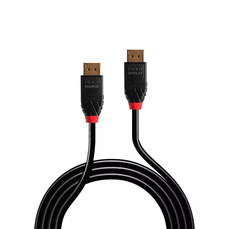 Lindy 5m Active DisplayPort 1.4 kabelis, 5 m, DisplayPort, DisplayPort, vīrišķais, vīrišķais, 7680 x 4320 pikseļi