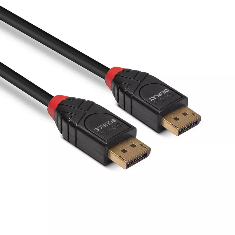 Lindy 5m Active DisplayPort 1.4 kabelis, 5 m, DisplayPort, DisplayPort, vīrišķais, vīrišķais, 7680 x 4320 pikseļi