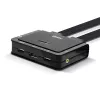 Lindy 2 Portu DisplayPort 1.2, USB 2.0 un Audio Kabeļa KVM Pārslēgs