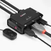 Lindy 2 Portu DisplayPort 1.2, USB 2.0 un Audio Kabeļa KVM Pārslēgs
