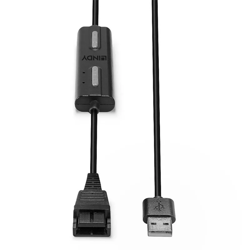Lindy USB Type A uz Jabra Quick Disconnect austiņu adapteris