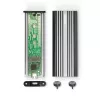 Lindy USB 3.2 Gen 2 x2 NVMe M.2 SSD korpuss, SSD korpuss, M.2, PCI Express, 20 Gbit/s, USB savienojamība, Sudraba krāsa