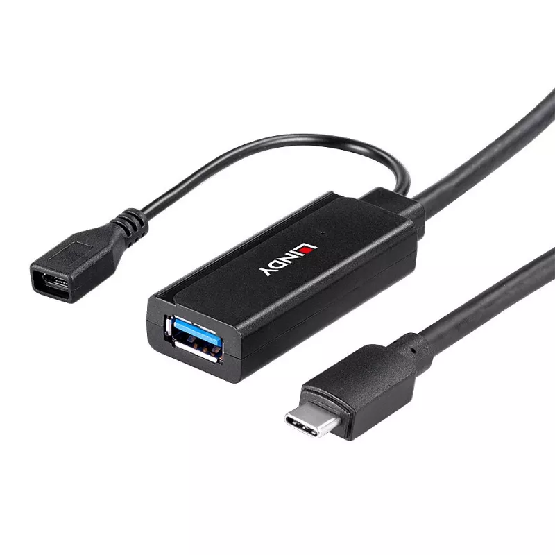 Lindy 5m USB 3.2 Gen 1 C/A Aktīvais pagarinātājs