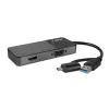 Lindy 43354 klēpjdatora dokstacija/portu replikators USB 3.2 Gen 1 (3.1 Gen 1) Type-A + Type-C melns
