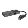 Lindy 43354 klēpjdatora dokstacija/portu replikators USB 3.2 Gen 1 (3.1 Gen 1) Type-A + Type-C melns