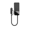 Lindy 43354 klēpjdatora dokstacija/portu replikators USB 3.2 Gen 1 (3.1 Gen 1) Type-A + Type-C melns