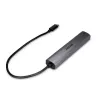 Lindy 43385 saskarnes centrmezgls USB Type-C 10000 Mbit/s pelēks