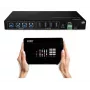 Lindy 4x4 USB 3.2 Gen 1 matricas pārslēgs, 5 Gbit/s, melns, metāls, rotējošs, CE, FCC, RoHS & REACH, USB Type-A, USB Type-B