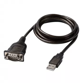 Lindy 43413 seriālais kabelis pelēks 1,5 m USB Type-A RS-232
