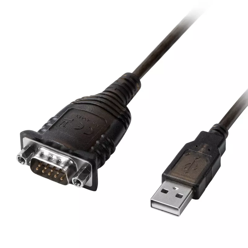 Lindy 43413 seriālais kabelis pelēks 1,5 m USB Type-A RS-232