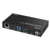 Lindy 100m Cat.6A 2 Host USB 3.2 Gen 1 HDBaseT paplašinātājs, tīkla raiduztvērējs, 100 m, 480 Mbit/s, Cat6a, VS6320, fosfora bronza
